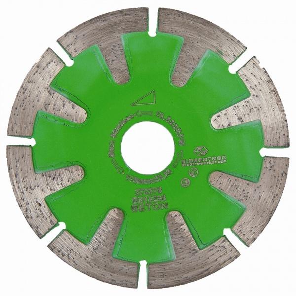 Eibenstock Diamantzaagblad 115 mm -  asgat 22,2 mm voor het zagen van rondingen